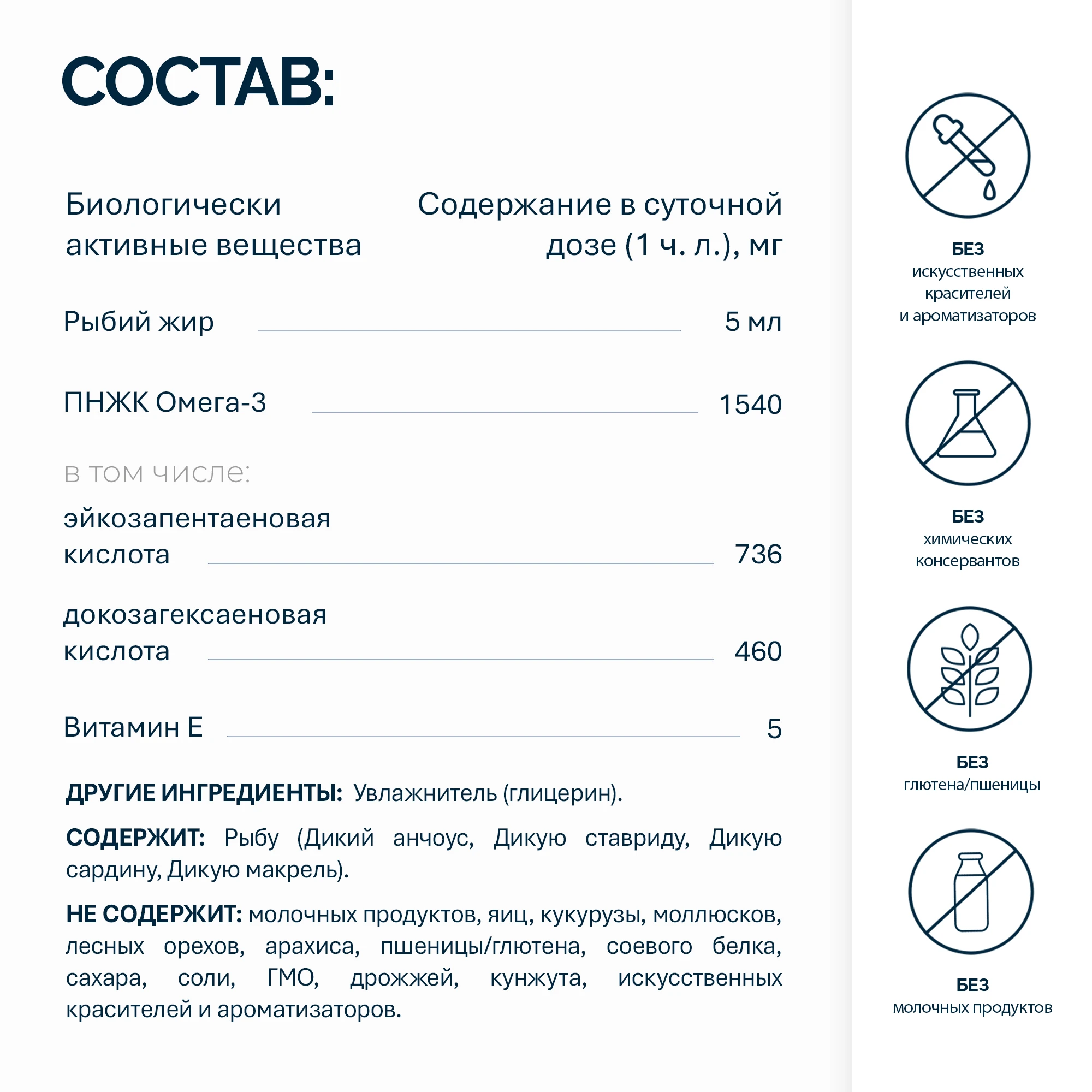 NFO® Омега-3 Со вкусом лимона